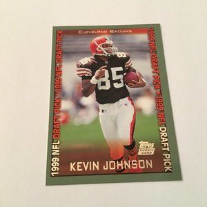 1999 Topps Draft Pick Kevin Johnson Rookie Card RC #342